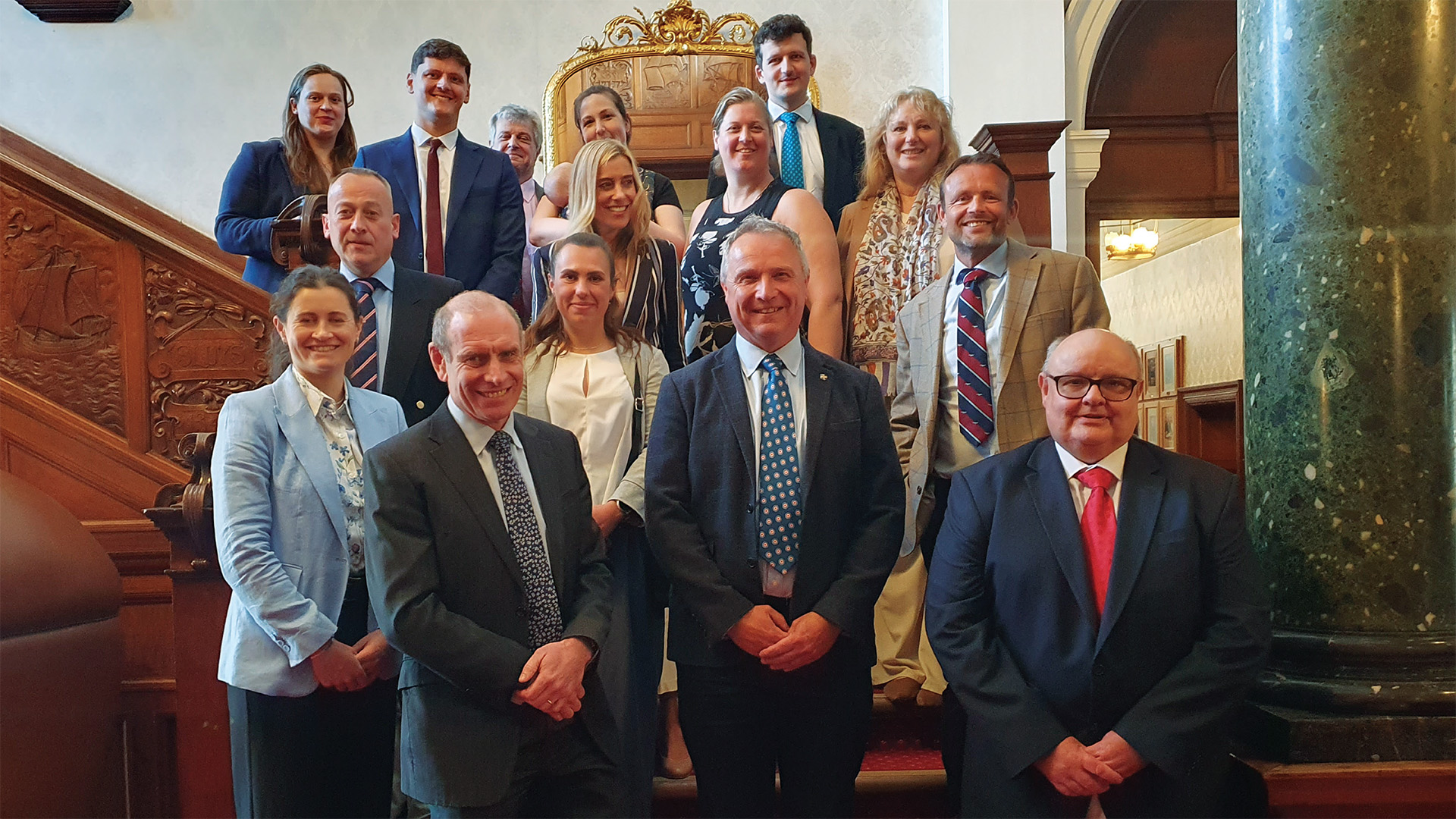 Team SQEP at HMS Nelson for Ken Cooper's retirement celebration