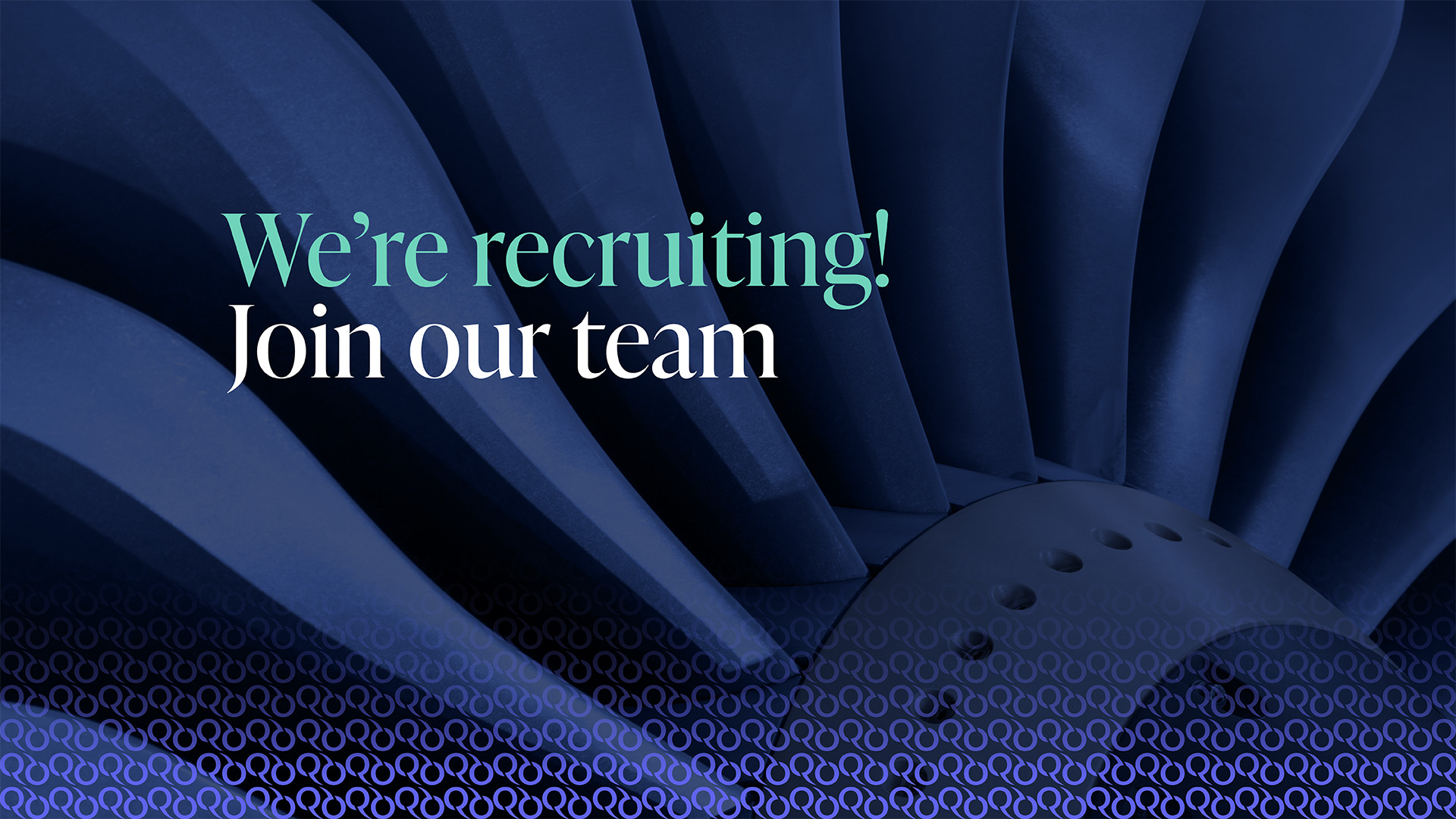 We're recruiting! Join our team