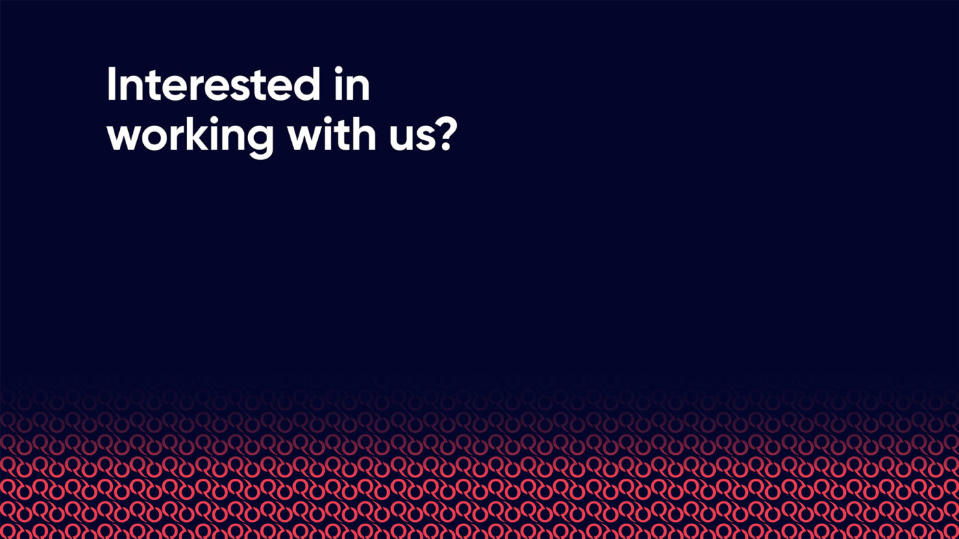 Interested in working with us?